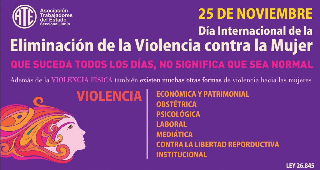 AFICHE MUJER VIOLENCIA